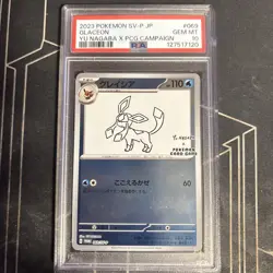 Pokemon Yu Nagaba Glaceon 069/SV-P Japanese Promo PSA 10 - Image 1
