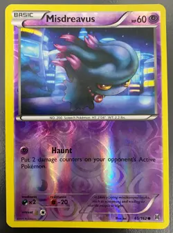 Misdreavus 65/162 Reverse Holo Breakthrough Set | LP | Pokemon Trading TCG - Image 1