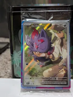 N's Zorua 189 Journey Together Black Star Promo Pokemon TCG SEALED - Image 1