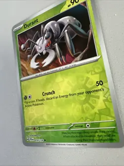 Pokemon TCG * Journey Together 014/159 Durant Common REVERSE HOLO * NM FRESH PK - Image 2