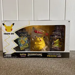 Pokemon Celebrations Premium Figure Collection Pikachu Vmax Box - Sealed - Image 1