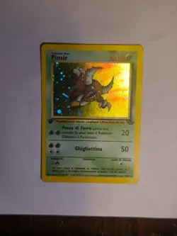 Pokemon Pinsir 9/64 Jungle Rara Holo Prima Edizione Wizards ITA Carte Vintage - Image 1