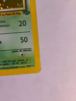Pokemon Pinsir 9/64 Jungle Rara Holo Prima Edizione Wizards ITA Carte Vintage - Image 5