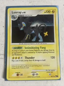 Luxray 3/17 Holo Rare MP Pokemon Pop Series - Image 1