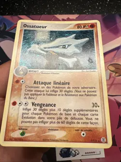 Carte Pokemon Ossatueur Holo 7/112 Ex Rouge Feu Vert Feuille Rf Vs Vf Francais - Image 5