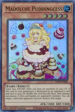 Madolche Puddingcess - GFTP-EN080 - NM/VLP - Ultra Rare - 1st ed - Yugioh - Image 1