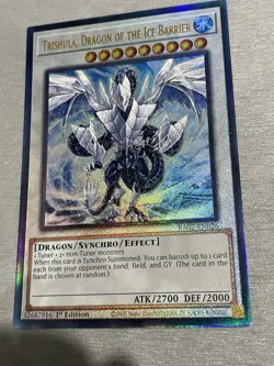 Yu-Gi-Oh! TCG Trishula, Dragon Of The Ice Barrier RA02-EN026 Ultimate Rare NM/M - Image 2