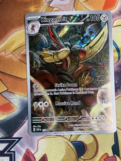 Kingambit 130 Sv: Scarlet & Violet Promo Cards Holo NM - Image 1
