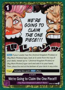 We're Going To Claim The One Piece - 500 Years In The Future #77 One Piece Card - Image 2