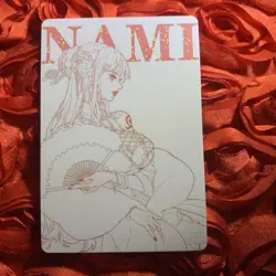 NAMI ONE PIECE Goddess Story HIGH SOCIETY BEAUTIES Anime Girl Holo Card - Image 4