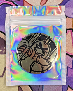 Sirfetch'd ✨1c Start✨ Jumbo Gold Pokemon Trading Card Game Coin x Token 💠 - Image 1
