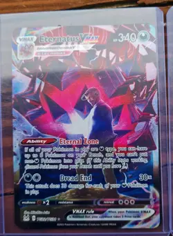 8x Pokemon Cards V/Vmax Full Art Lot - Eternatus, Ampharos, Palafin, Trainers - Image 3
