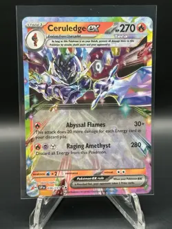 Ceruledge ex 036/191 Sv08: Surging Sparks Holo Pokemon Tcg Cards Nm Mint B1 - Image 1
