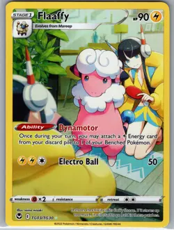 Flaaffy TG03/TG30 SWSH12: Silver Tempest Trainer Gallery - Pokemon Card - NM - Image 1