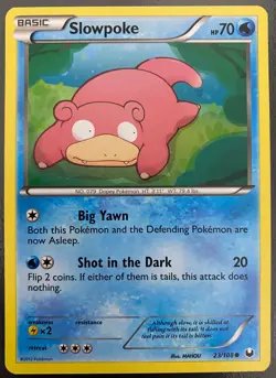 Slowpoke 23/108 Dark Explorers | LP | Pokemon Trading Card TCG - Image 1