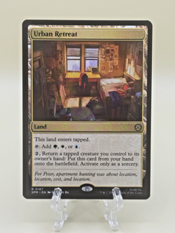 x1 Urban Retreat R MTG Marvel's Spider-Man M/NM, English - Image 1