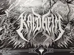 MTG Magic the Gathering Kaldheim Kaya Black & White POSTER (SHIPPING INCLUDED) - Image 2