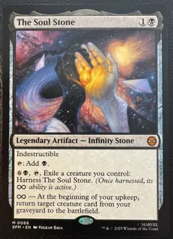 The Soul Stone MTG Marvel Spider-Man Regular Mythic LP - Image 1