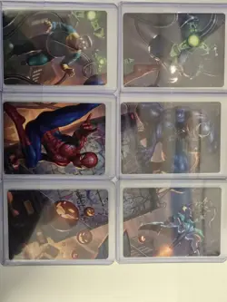 Spider-Man Art Series, Complete Scene set 1 - 6, Magic the Gathering Spider-Man - Image 1