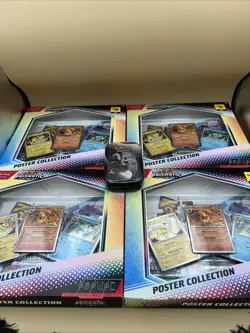 POKEMON TCG PRISMATIC EVOLUTION POSTER COLLECTION NEW FACTORY SEALED 4 box set - Image 3