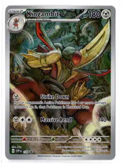 Kingambit 130 SVP Black Star Promo Pokemon TCG Illustration Rare NM/Mint - Image 1