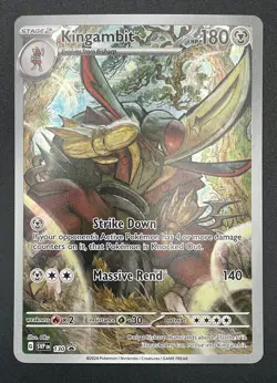 Pokemon TCG Kingambit Black Star Promo 130 Scarlet & Violet Full Art - Image 1