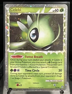 Pokemon TCG Celebi Prime Triumphant 92/102 Holo Rare - Image 1