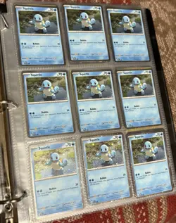 Pokemon TCG Scarlet & Violet Black Star Promo Squirtle #48 Lot Of 9 - Image 1