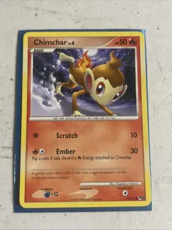 Pokemon TCG Chimchar 12/17 POP Series Promos 8 - Image 1