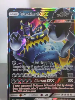 Pokemon Guzzlord GX 63/111 Alt Art Crimson Invasion Full Art 2017 NM - Image 3