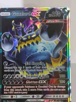 Pokemon Guzzlord GX 63/111 Alt Art Crimson Invasion Full Art 2017 NM - Image 4
