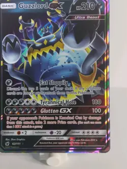 Pokemon Guzzlord GX 63/111 Alt Art Crimson Invasion Full Art 2017 NM - Image 5