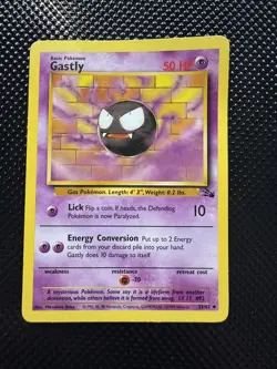 Pokemon TCG Fossil Unlimited Rare Non Holo Gengar 20 Gastly 33 Haunter 21 MP - Image 4