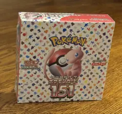 Japanese Pokemon TCG: 151 Booster Box SV2A - BRAND NEW Factory SEALED - 20 Packs 4521329346038 - Image 1