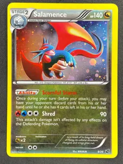 Pokemon Salamence Cosmos Holo 8/20 DRV Dragon Vault LP - Image 1