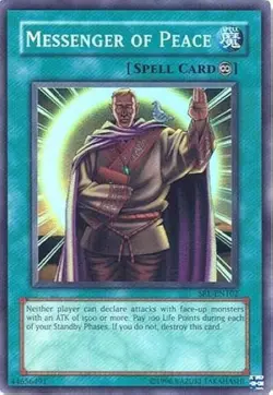 Yu-Gi-Oh! TCG Messenger of Peace Spell Ruler SRL-EN102 Unlimited Super Rare - Image 1