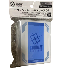 Gundam Card Logo Gundam Card Game Official 70 Sleeves new - Image 1