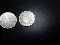 Pokemon Card Meiji Promo Battle Coin Silver Shining Pikachu 2 SET #5681 PLAY - Image 4