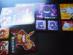 Pokemon Card Coris Promo Non Holo Sticker x2 Gengar etc #3988 - Image 5