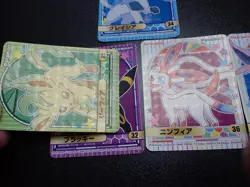 Pokemon Card Marumiya Holo Sticker x5 Espeon Umbreon Leafeon Glaceon etc #5091 - Image 5