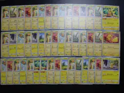 Pokemon Card Non Holo Shining Pikachu Lot Of 46 SET 023/071 025/165 etc #5250 - Image 1