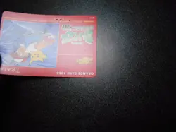 Pokemon Phone Orange Card JR Stamp Rally Promo Shining Ash Pikachu #3427 - Image 3