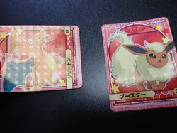 Pokemon Card Marumiya Holo Sticker x2 Charizard No.12 & Flareon No.29 #5561 - Image 4