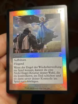 GERMAN Foil Restoration Angel • Time Spiral Remastered • Mtg (1646) - Image 2