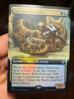 GERMAN Tatyova, Benthic Druid • Prerelease Foil + Coiling Oracle • Mtg (1633) - Image 5