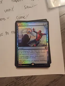 MTG Spider-Sense 0046 (FOIL) Marvel's Spider-Man NM SPM - Image 1