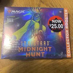 MTG Innistrad Midnight Hunt Collector Booster Pack Sealed Magic The Gathering - Image 1