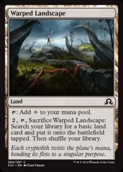 Warped Landscape - Light Play MTG Shadows Over Innistrad - Image 1