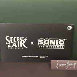 Sonic: Chasing Adventure - Secret Lair - Rainbow Foil - Sealed - Magic MTG - Image 1