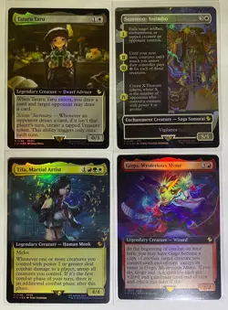 MTG Final Fantasy FIC *FOIL* Extended Art - Tataru , Yojimbo , Tifa, Gogo - Image 1